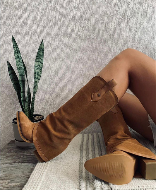 Botas Cowboy Camel